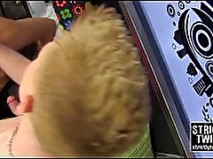 Sexy teen twink jumping up and down a hard cock