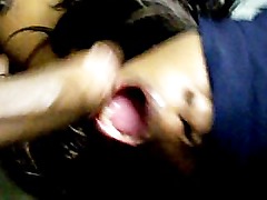 Ball Sucking Cum Covered Sapphir