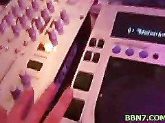 Horny couple begins with kissing then girl