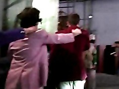 Real amateur teens reluctantly exercise naked