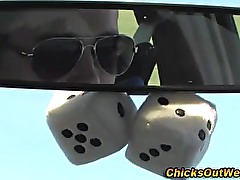 Slutty real amateur gf gets eaten out