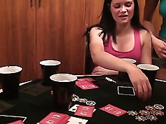 This is not a simple poker amaateur tournament! This is a real private poker party in which the loser should fulfill the fucking wishes of the team! Sweet whores Jayden Lee, Jenna J Ross and Mariah Mars are ready to lose al night long!