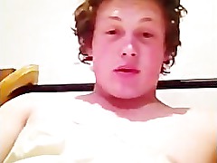 Harry Strachan in bed