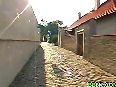 Hot sexy pretty babe sucking