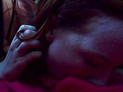 Dirty talking ex cam girl has a DD rack