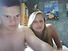 Very Hot Amateur 19yo Russian Teen couple fuck on Webcam