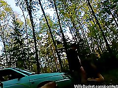 funny outdoor amateur sex