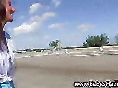 College amateur teens excercise naked