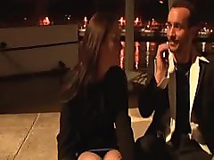 Rachelle analfucked on the docks of Paris