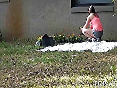 Huge dock for teen pussy