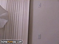 Slutty amateur wife jerking dick 1