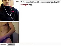 Omegle Horny Girls Watch a Huge Coock