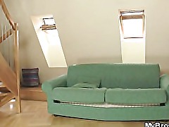 Her BF away and she cheats with his bro