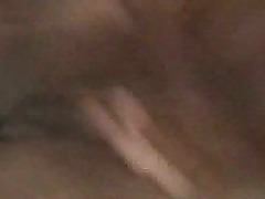 Amateur fingerfucks her shaved pussy