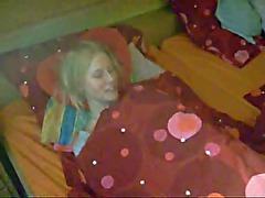  Girl eats cum from a spoon