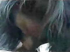 Latin chick doing a BJ