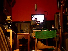 humping while wacthing a porno