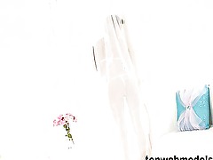 Veronica Rodriguez takes the load to the face