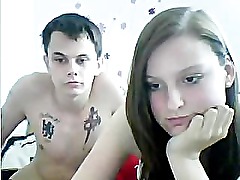 Young couple on cam.