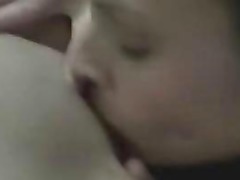 Amateur wife eats pussy while husband film and watch