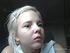 Sexy amateur cutie stripping on webcam