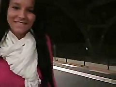 Real Amateur Hottie Masturbating on the Train