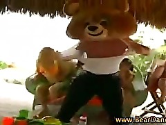 Hawaiin cfnm party gets hot