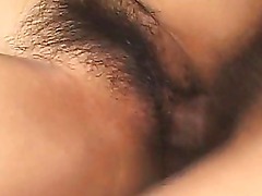 Asain amateur fucked in her hairy Japanese pussy