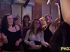 Tons of group sex on the dance floor