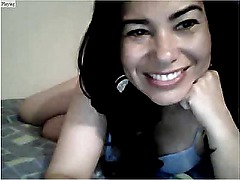 Colombiana masturbandoce webcam