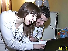 She spreads legs wide open