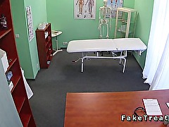 Doctor fucks Serbian patient