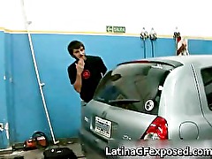 Latin gf night drive backseat sex part4