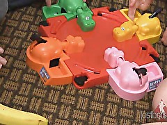 4 amateurs playing strip games