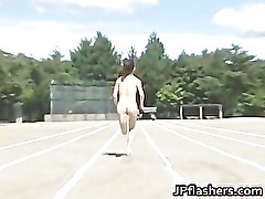Asian girls run a nude track and field part6