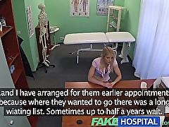 FakeHospital Successful consultation as hot blonde moans her way through