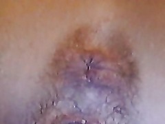 Amateur teen creamed from behind