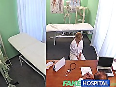 FakeHospital Medical student shows off her gymnastic skills