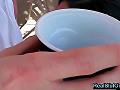 2 Girls Kiss while getting Fucked