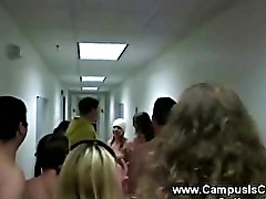 Sexy hot college style fuck party