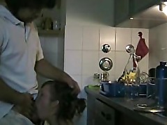 Fucked in the kitchen