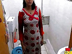 Indian Wife Sonia In Shower Big Tits Exposed