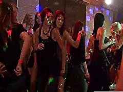 Lovely girls get fucked pussys by strippers