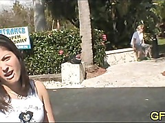 Teen shows her best in fucking