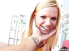 Yasmine Gold Seduced To Suck A Hard Dick