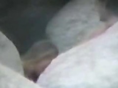 Spying a couple fucking in the rocks