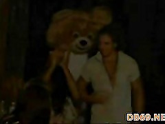 Terrific blow job from slot