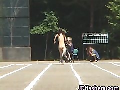 Asian amateur in nude track and field part3