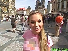 Naughty teen gets fucked sideways