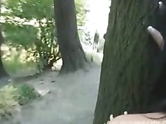 Sexy Russian Pounded In The Park